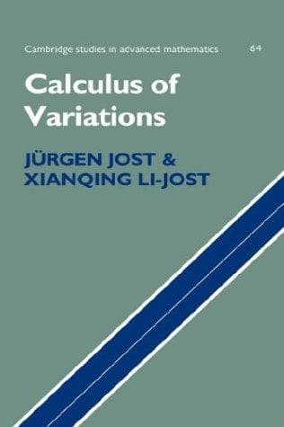 Tapa de Calculus of variations