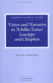 Tapa de Vision and narrative in Achilles Tatius' Leucippe and Clitophon