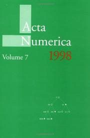 Tapa de Acta Numerica 1998
