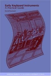 Tapa de Early Keyboard Instruments