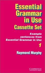 Tapa de Essential Grammar in Use Example Sentences Cassette Set (Grammar in Use)