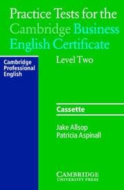 Tapa de Practice tests for the Cambridge Business English Certificate Level 2