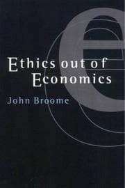 Tapa de Ethics out of economics