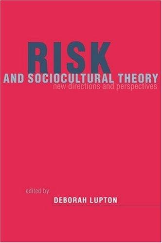 Tapa de Risk and Sociocultural Theory