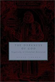Tapa de The darkness of God
