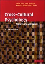 Tapa de Cross-cultural psychology