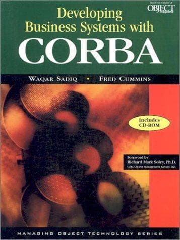 Tapa de Developing business systems with CORBA