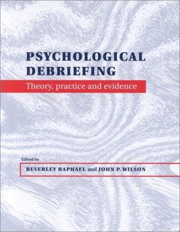 Tapa de Psychological debriefing