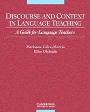 Tapa de Discourse and context in language teaching