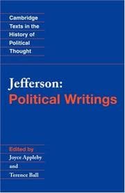 Tapa de Thomas Jefferson, political writings