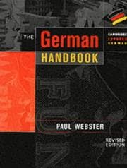 Tapa de The German Handbook