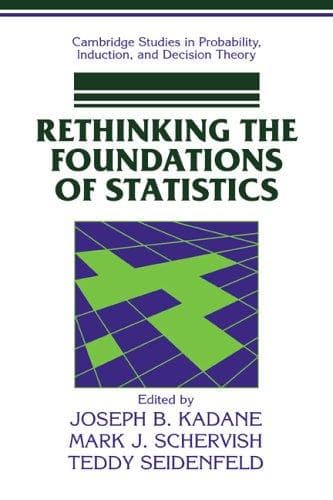 Tapa de Rethinking the foundations of statistics