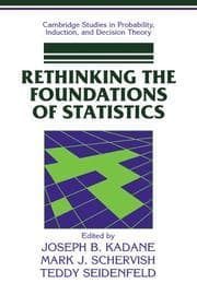 Tapa de Rethinking the foundations of statistics