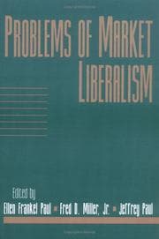 Tapa de Problems of market liberalism