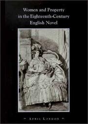 Tapa de Women and Property in the Eighteenth-Century English Novel