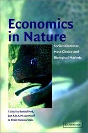 Tapa de Economics in nature