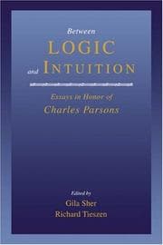 Tapa de Between logic and intuition