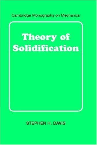Tapa de Theory of Solidification