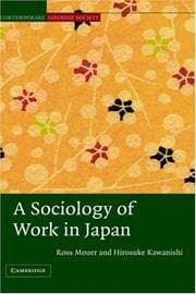 Tapa de A sociology of work in Japan