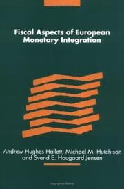Tapa de Fiscal aspects of European monetary integration