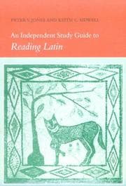 Tapa de An Independent Study Guide to Reading Latin