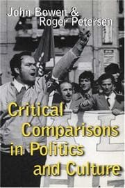 Tapa de Critical comparisons in politics and culture