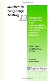Tapa de An empirical investigation of the componentiality of L2 reading in English for academic purposes