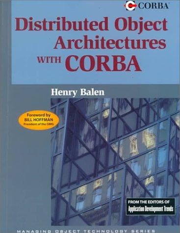 Tapa de Distributed object architectures with CORBA