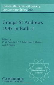 Tapa de Groups St. Andrews, 1997 in Bath