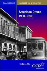 Tapa de American drama, 1900-1990