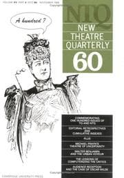 Tapa de New Theatre Quarterly 60