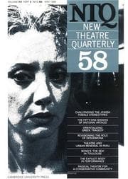 Tapa de New Theatre Quarterly 58