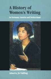 Tapa de A history of women's writing in Germany, Austria, and Switzerland