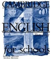 Tapa de Cambridge English for Schools Tests 4