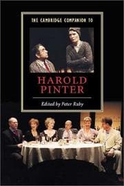 Tapa de The Cambridge companion to Harold Pinter