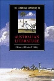 Tapa de The Cambridge companion to Australian literature