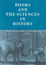 Tapa de Books and the Sciences in History