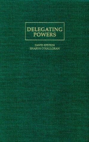 Tapa de Delegating powers