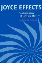 Tapa de Joyce effects on language, theory, and history