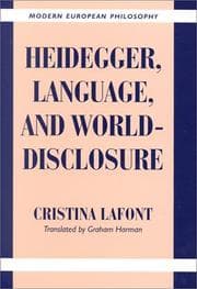Tapa de Heidegger, language, and world-disclosure