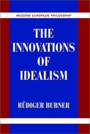 Tapa de The Innovations of Idealism (Modern European Philosophy)