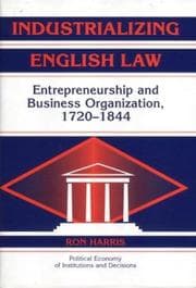Tapa de Industrializing English Law