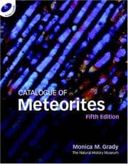 Tapa de Catalogue of meteorites