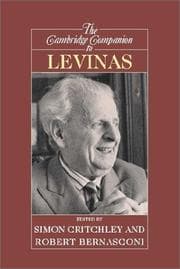 Tapa de The Cambridge Companion to Levinas