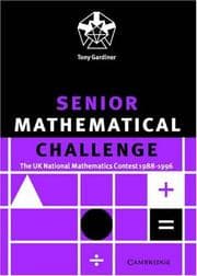 Tapa de Senior Mathematical Challenge