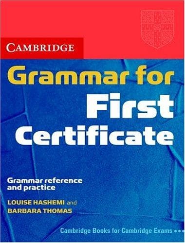 Tapa de Cambridge Grammar for First Certificate
