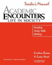 Tapa de Academic Encounters: Life in Society Teacher's manual