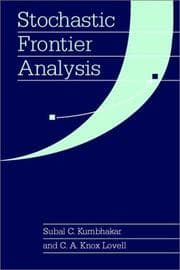 Tapa de Stochastic Frontier Analysis