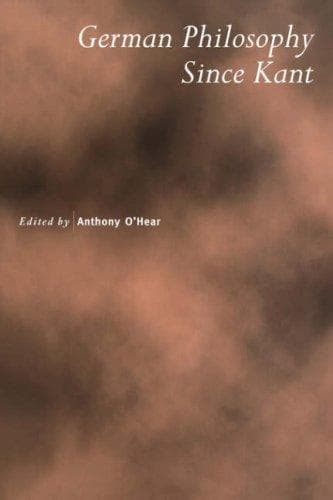 Tapa de German philosophy since Kant