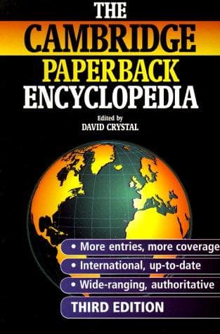 Tapa de Cambridge Paperback Encyclopedia